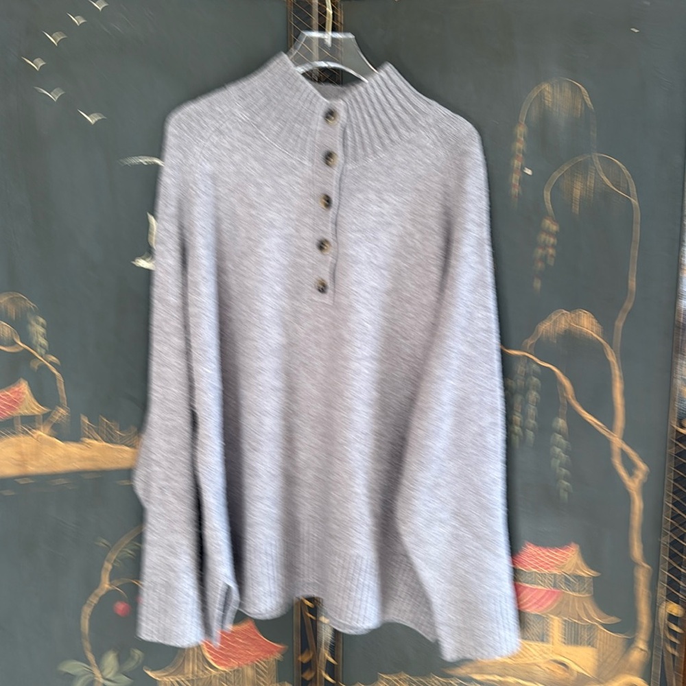 Zara Wool Grey Sweater Size L